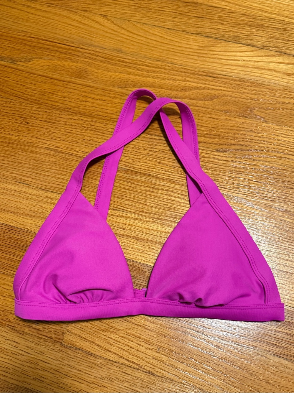 Xhilaration Hot Pink Triangle Bikini Top